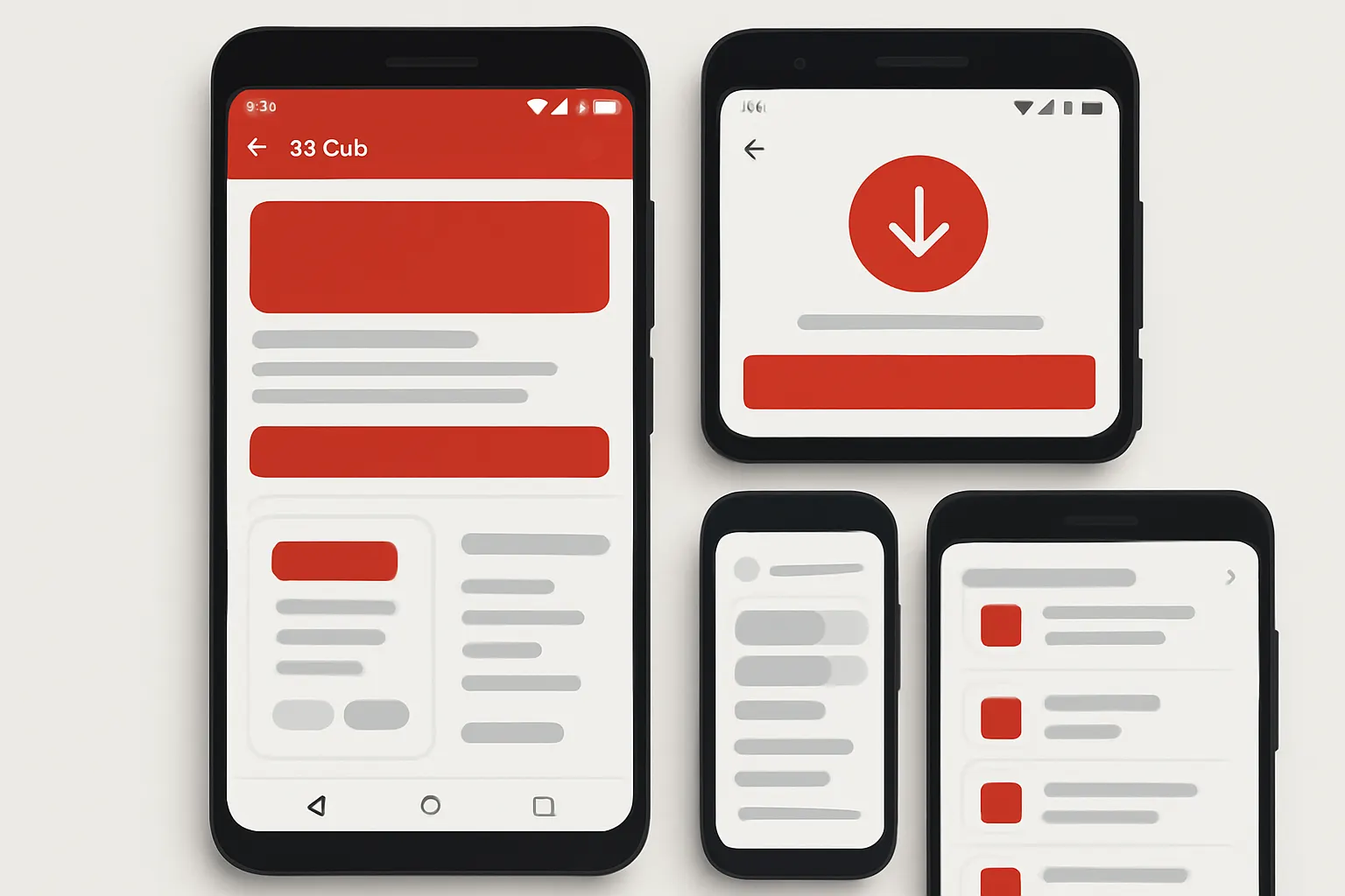 55 Club Android screen